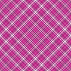 Fuchsia Plaid Seamless Pattern - Colorful and bright plaid repeating pattern design
