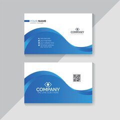 Creative elegant modern business card design template and clean flat design template