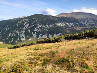 Summer view of Rila mountain at Yastrebets area, Bulgaria