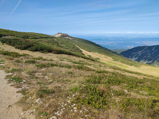 Summer view of Rila mountain at Yastrebets area, Bulgaria