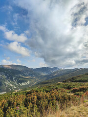 Summer view of Rila mountain at Yastrebets area, Bulgaria