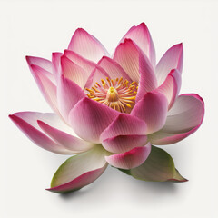 Pretty in Pink: A Captivating Portrait of a Lotus Flower