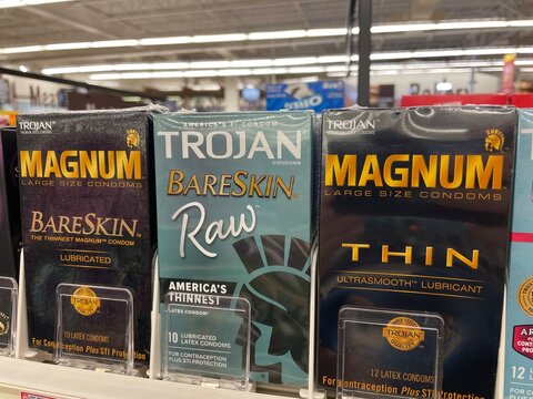 Grocery store Trojan condoms magnum variety