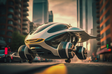 Personal air and land vehicle of the future transports, PAL-V, generative ai