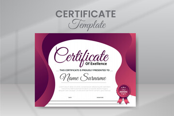 Modern Design Certificate Template