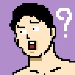 Fototapeta premium pixel art of a man cartoon