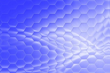 abstract geometric background with hexagons and hexagon. 3d rendering