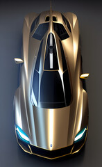 Futuristic Luxury Supercar created
with Generative Al technology