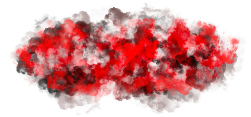 black white red cloud mist element