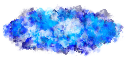 black white blue cloud mist element