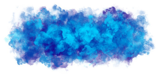 isolated blue smoke © irham