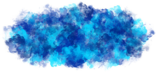 Fototapeta na wymiar blue Fog color isolated