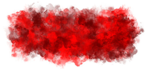 red paint splashes on transparent background