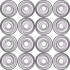 Grey circle drawing, Circular pattern, Design, Used as background image.