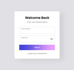 Form sign-in template