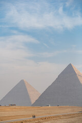 Fototapeta na wymiar The Great Pyramids of Giza in Cairo