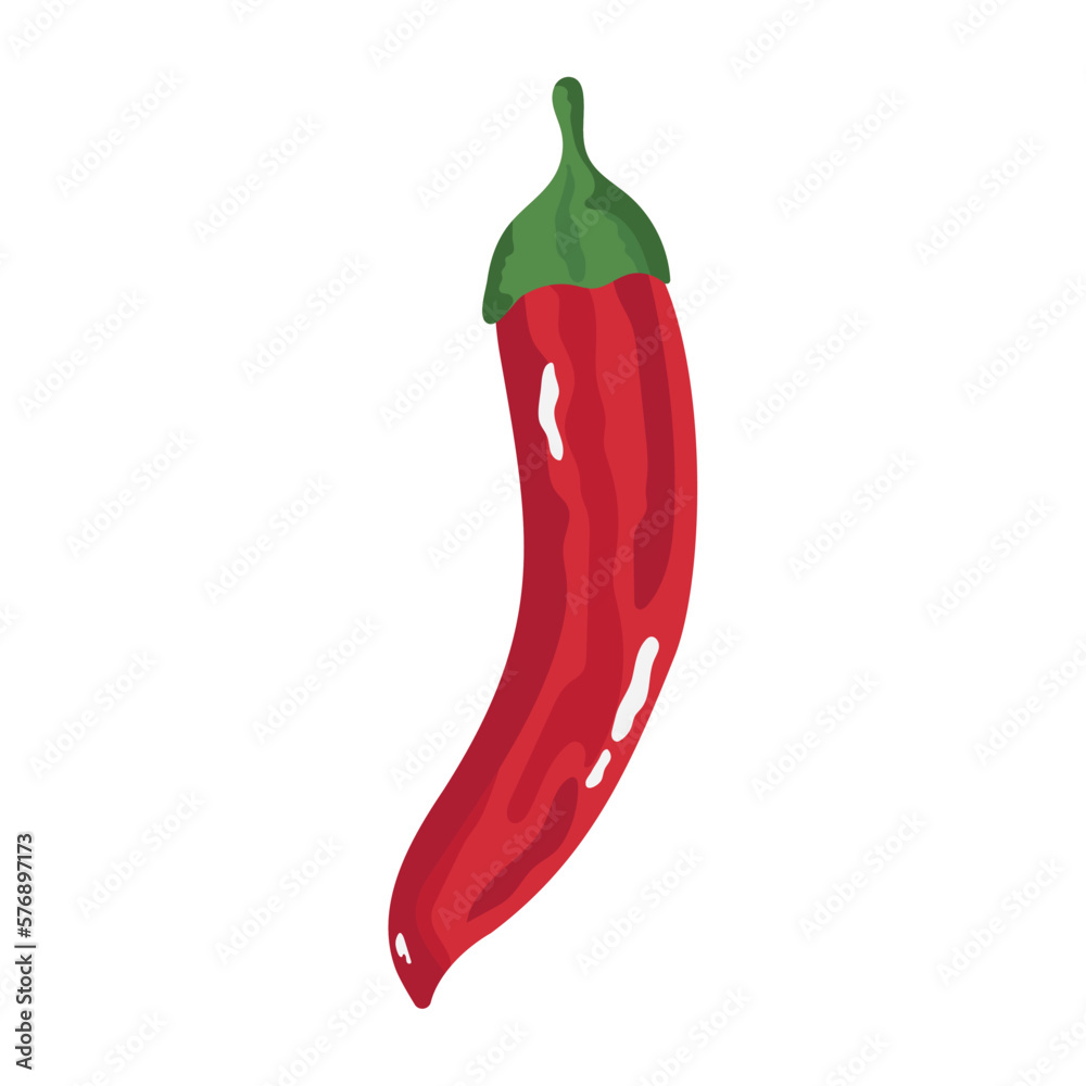 Poster chilli pepper hot vegetable