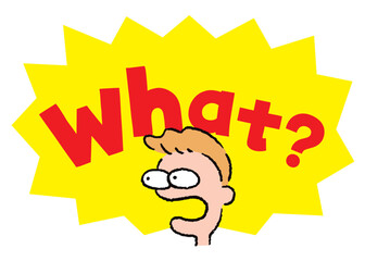 人物_顔_驚く_男性_吹き出し_バクダン黄_セリフ赤_What?