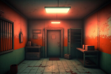 interrogation room secret room