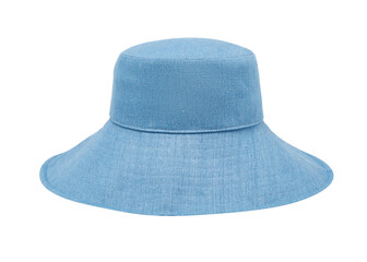 blue hat isolated on white background