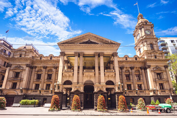 Naklejka premium Melbourne Town Hall at central Melbourne, Victoria, Australia