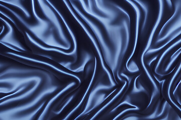 Fototapeta premium Dark silk satin texture background