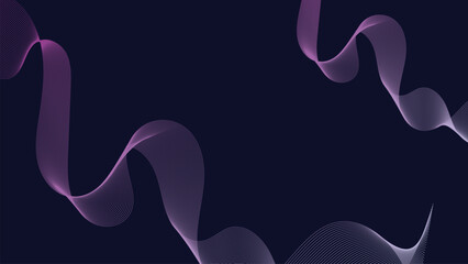 Fototapeta premium Wave Line Background