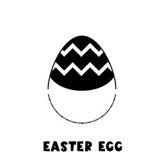 easter egg silhouette