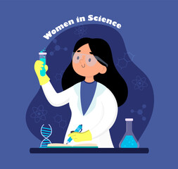 Mujer de ciencia