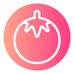 tomato gradient icon