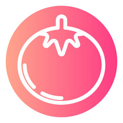 tomato gradient icon