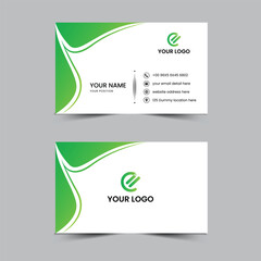 Simple and clean business card template