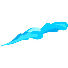 Obraz premium water squirt flat illustration for decoration, website, web, mobile app, printing, banner, logo, poster design, etc.