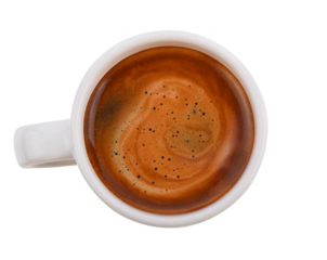 Coffee in glass transparent png