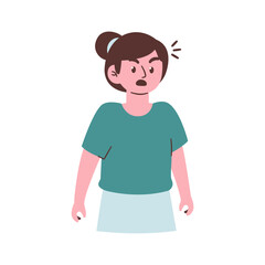 Obraz premium Angry woman
