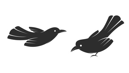 Bird design isolated on transparent background. Wild Animals.