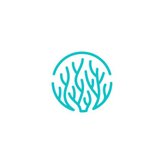 coral seaweed logo