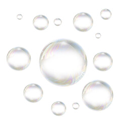 bubbles in water soap bubble  - obrazy, fototapety, plakaty