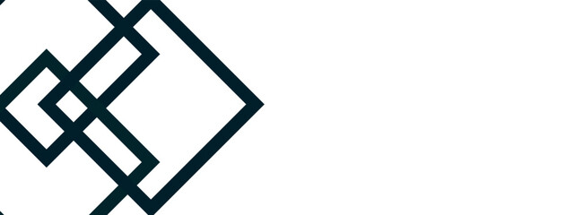 Abstract blue geometric square liens pattern, design of technology background. Vector illustration.