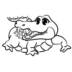 crocodile cartoon