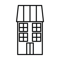 apartment icon, office vector, hotel illustration