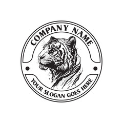 tiger logo , animal illustrator logo