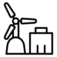 Vector Design Windmill Icon Style