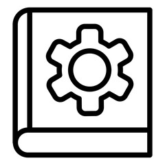 Vector Design Management Learning Icon Style