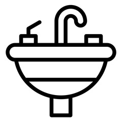 Vector Design Sink Icon Style