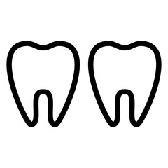 Vector Design Teeth Icon Style