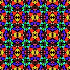 The triangle pattern is beautifully multicolored, Used as a background image.