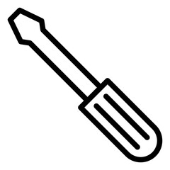 Vector Design Screwdriver Icon Style