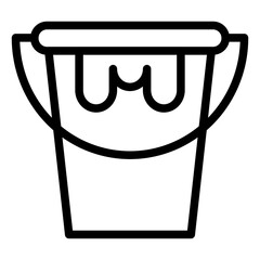 Vector Design Paint Bucket Icon Style