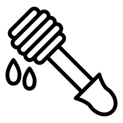 Vector Design Honey Dipper Icon Style
